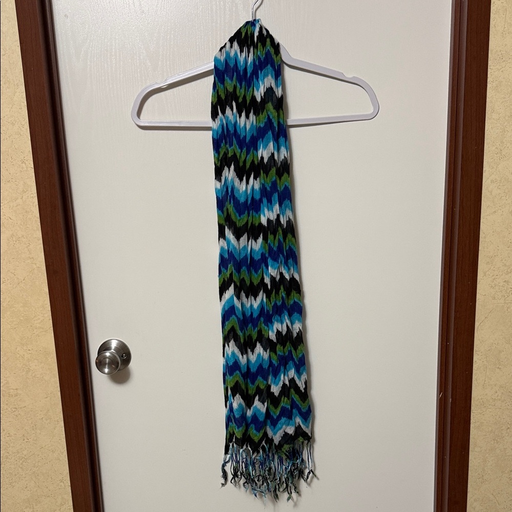 Chevron Patterned Scarf